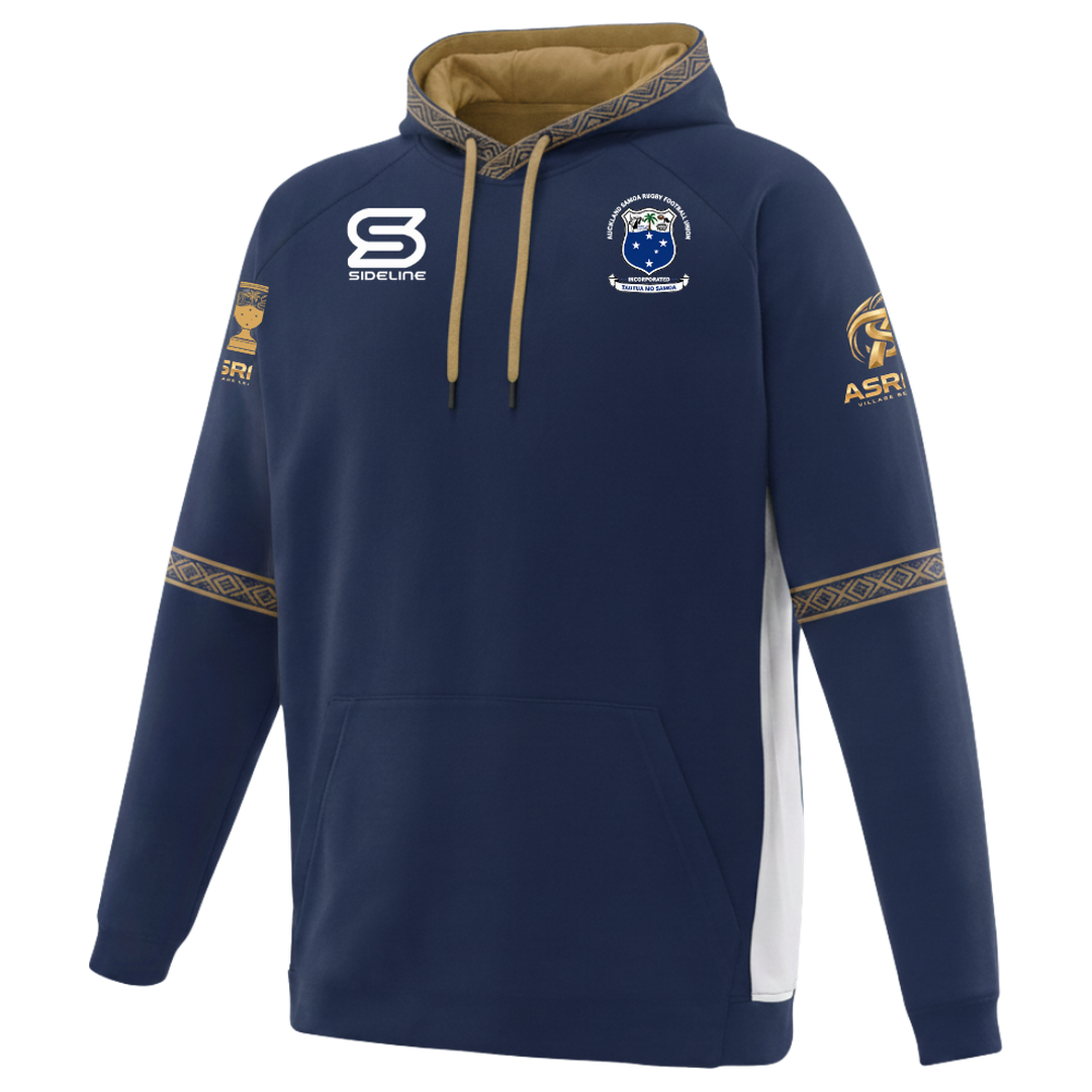 ASRFU Hoodie, navy and gold
